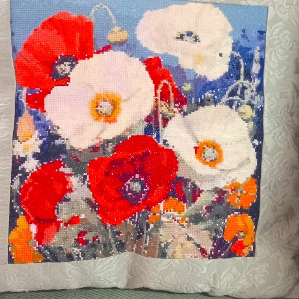 Hand Made tapestry pillows, Stuffed & Ready To Add To Your Decor